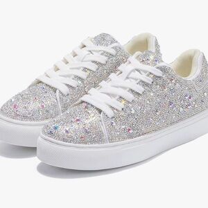 Suokdil Sparkle Rhinestone Sneakers
